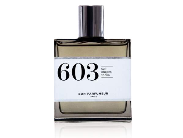 Eau de Parfum 603, Bon Parfumeur, à partir de 52 € les 30 ml 