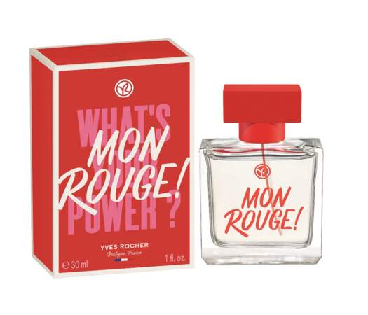 Mon Rouge ! L’Eau de Parfum, Yves Rocher, à partir de 39,80 € les 30 ml