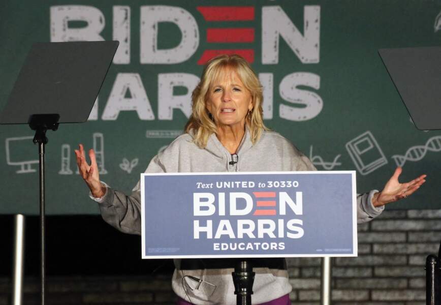 Le travail dans la peau, Jill Biden a tout de même été un soutien indéfectible pour Joe Biden au fil de sa campagne présidentielle 