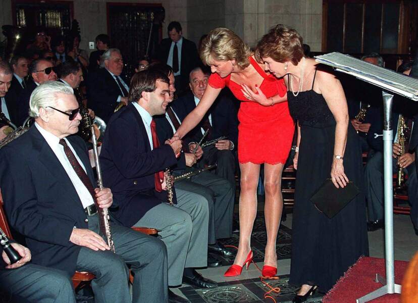 La princesse Diana en Argentine, en 1995