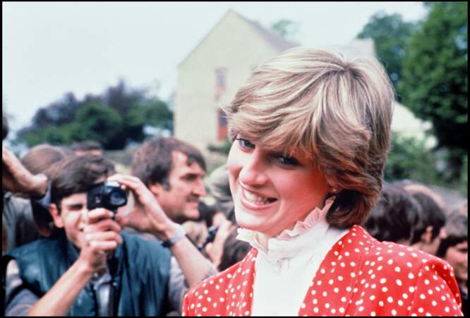 La princesse Diana à Tetbury, UK, en mai 1981