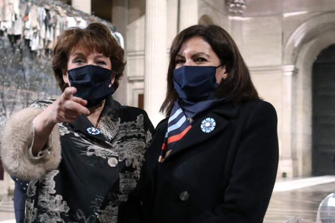 Roselyne Bachelot, ministre de la Culture  et Annne Hidalgo, maire de Paris, complices