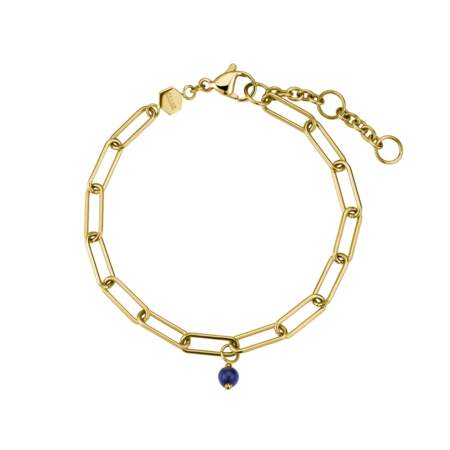 Bracelet doré,34,95€, Cluse x Iris Iris Mittenaere