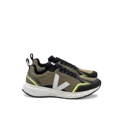 Running Condor kaki oxford grey sole, 140€, Veja Store