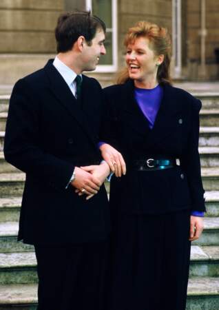 Les fiançailles de Sarah Ferguson et du prince Andrew
