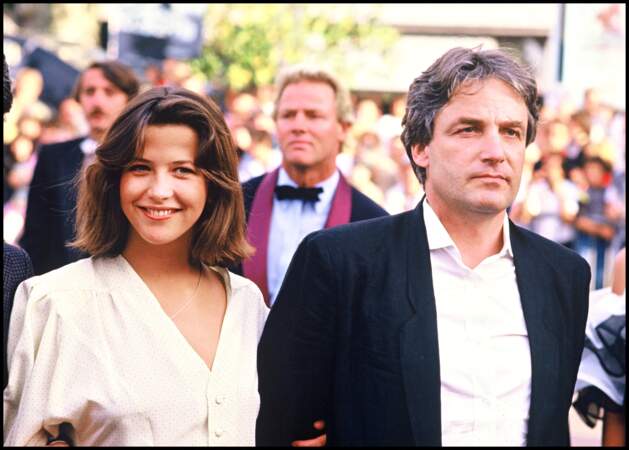 Sophie Marceau heureuse au bras d'Andrzej Zulawski au festival de Cannes en 1985.