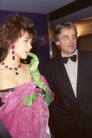 Sophie Marceau et son compagnon Andrzej Zulawski à Cannes en 1987.