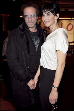 Sophie Marceau et Christophe Lambert en 2009 pour la première du film LOL.