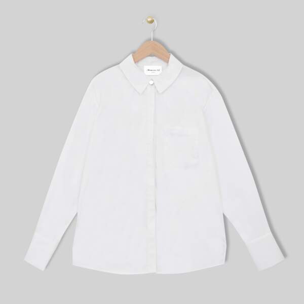 Chemise blanche en coton Esmeralda, 79€, Maison 123 paris