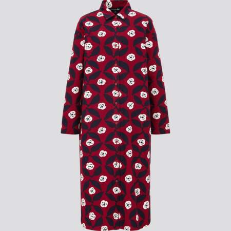 Robe en flanelle et manches longues, 29,90€, Uniqlo x Marimekko 