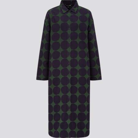 Robe en flanelle et manches longues, 29,90€, Uniqlo x Marimekko 