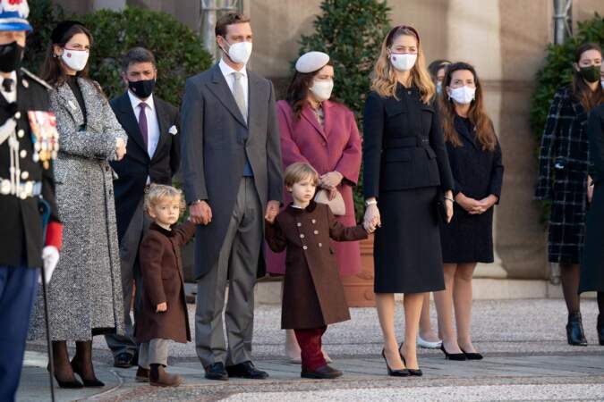 Même masquée, la jeune génération de la famille princière de Monaco reste stylée