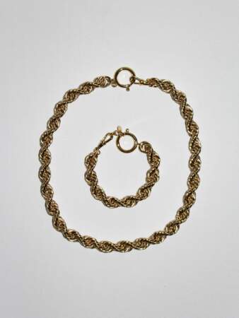 Coffret de Noël composé du collier Alma et du bracelet Françoise - Bonanza, 230 €