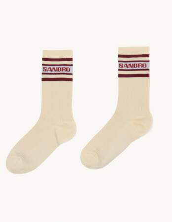 Chaussettes avec rayures contrastées - Sandro - 16 €