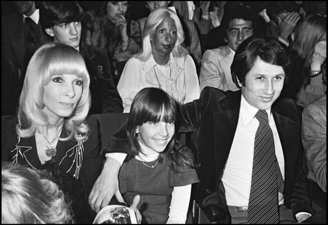 Michel Drucker a toujours été très proche de sa belle-fille, Stéphanie, fruit de l'union entre Dany Saval et Maurice Jarre (ici, en 1977).