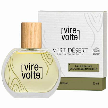 Eau de parfum Vert Désert, Virevolte, 75 € sur www.parfumsvirevolte.com