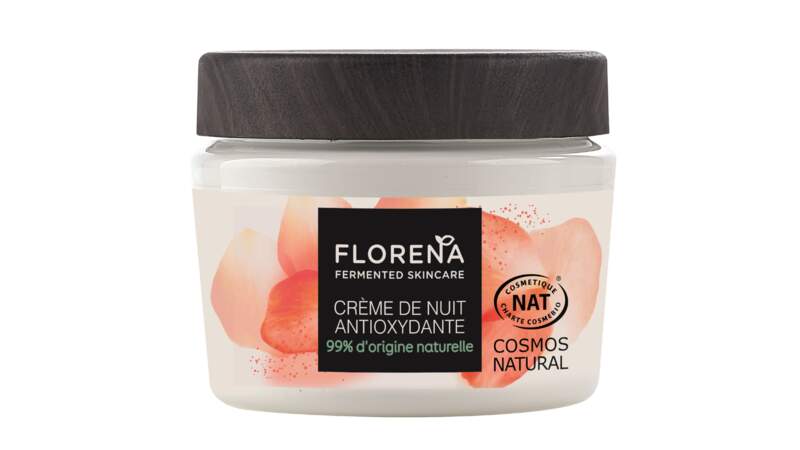 Crème de Nuit Antioxydante, Florena Fermented Skincare, 14,99 €