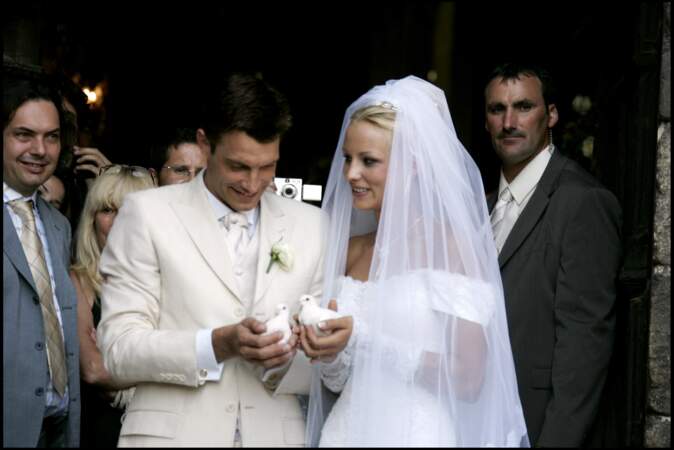 Elodie Gossuin et Bertrand Lacherie se sont mariés à Compiègne en 2006.