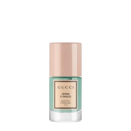 Vernis Dorothy Turquoise, Gucci Beauty, 26 €
