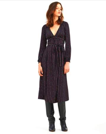 Robe longue imprimée encolure V
79€, Vanessa Seward X La Redoute Collections