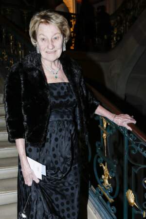 Marisa Borini, la mère de Carla Bruni très élégante lors d'un dîner de gala en 2015.