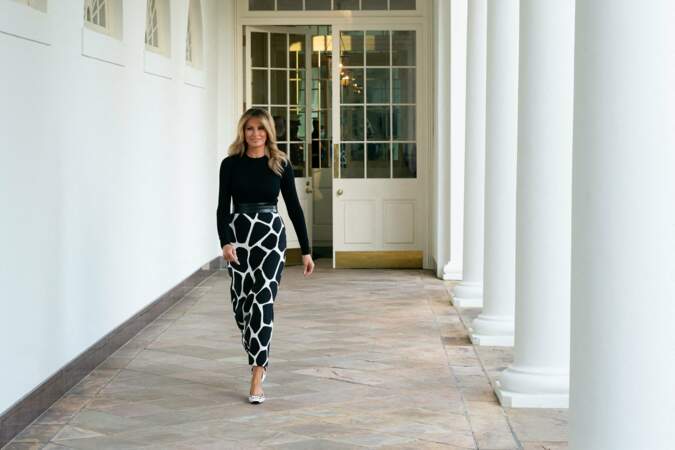 Melania Trump le 24 novembre 2020 à la Maison Blanche