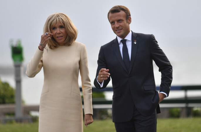Brigitte et Emmanuel Macron, ici au G7 de Biarritz le 24 août 2019 ont prouvé que pouvoir et amour peuvent s'accorder