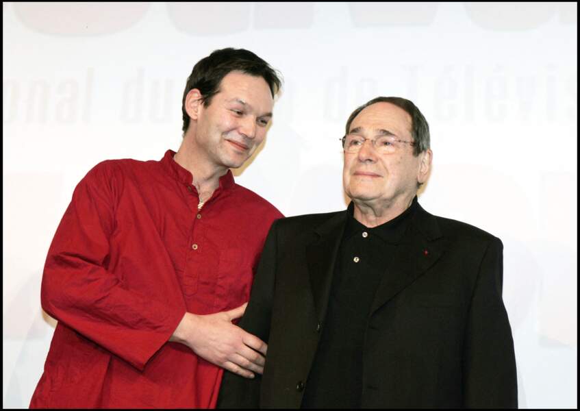 Pierre Hossein et son père, Robert Hossein