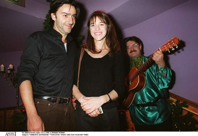 Charlotte Gainsbourg et Yvan Attal, en 1999.