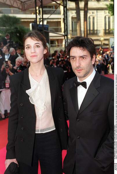 Charlotte Gainsbourg et Yvan Attal en 2001, au festival de Cannes.