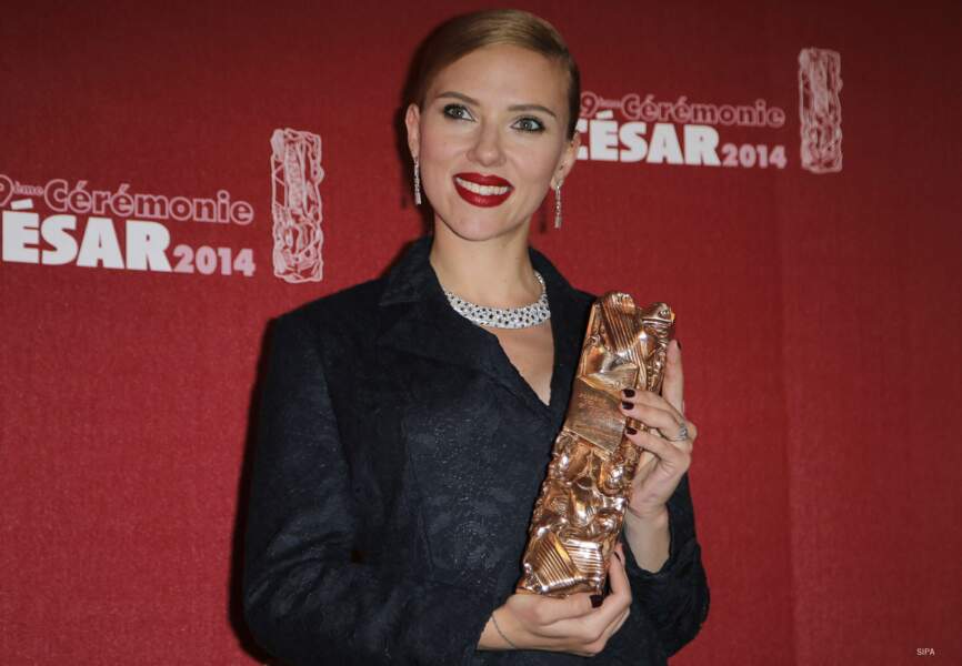 Scarlett Johansson, césar d'honneur de la 39e cérémonie
