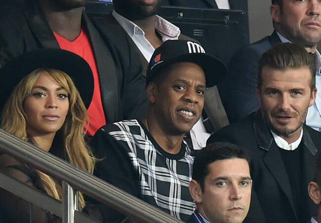 Beyonce Jay-Z et David Beckham