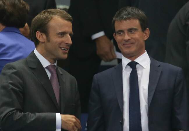Emmanuel Macron et Manuel Valls
