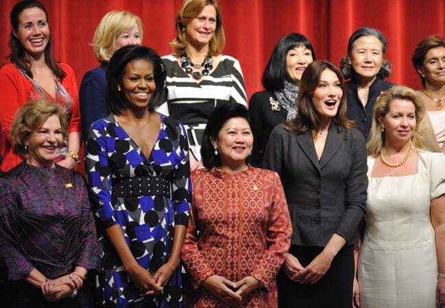 Difficile de passer à côté de Michelle Obama lors du sommet du G20 en septembre 2009