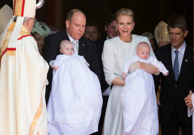 Ce dimanche à Monaco avait lieu le baptême des enfants princiers