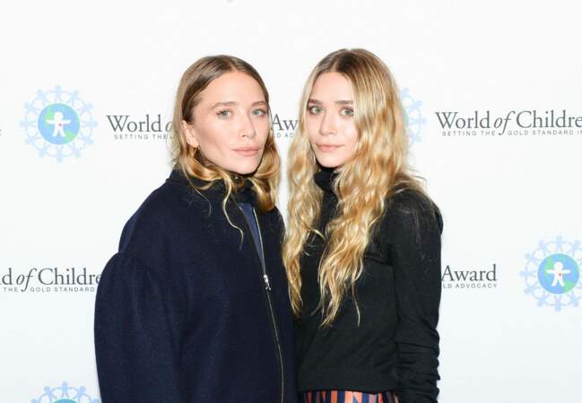 Novembre 2014: Mary-Kate Olsen à gauche, résolument différente de sa jumelle Ashley