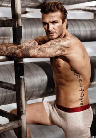 David Beckham, sexy pour H&M.