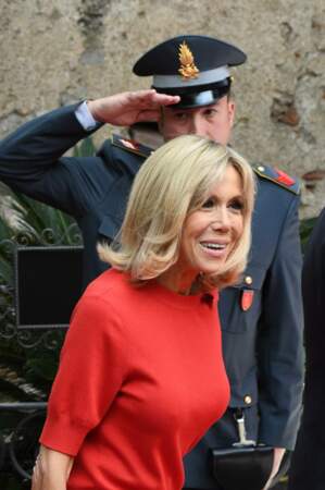 Brigitte Macron première dame en Sicile