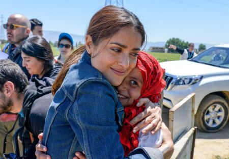 Salma Hayek, éprise d'une petite syrienne 