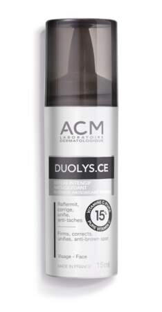 Duolys.Ce 15% sérum intensif anti-oxydant à la vitamine C pure, Laboratoire Dermatologique ACM, 32€ les 15ml en (para)pharmacies
et sur labo-acm.com