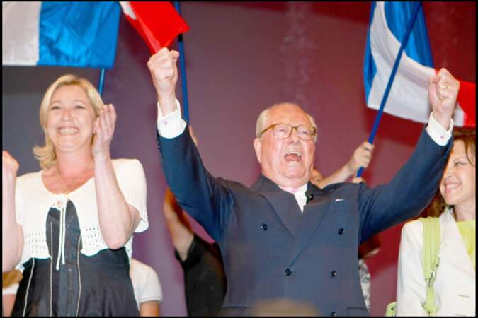 Marine Le Pen lui apportait son soutien