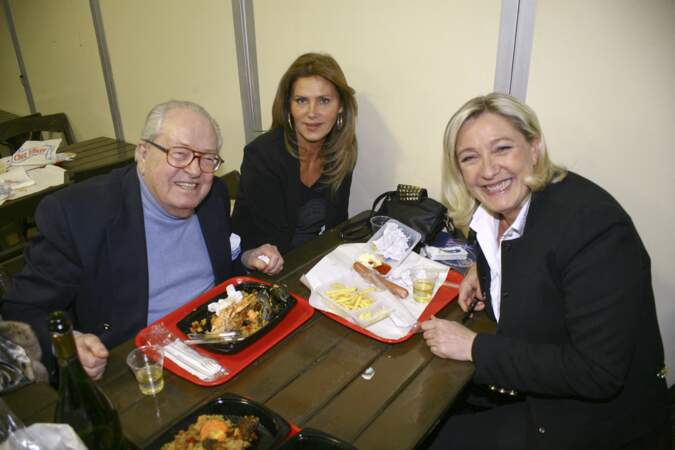 Jean-Marie et Marine Le Pen s'affichaient ensemble