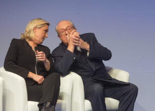 Jean-Marie et Marine Le Pen passaient un bon moment