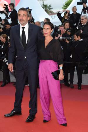 Alessandra Sublet et son mari Clement Miserez lors du 71ème Festival International du Film de Cannes le 13 mai 2018