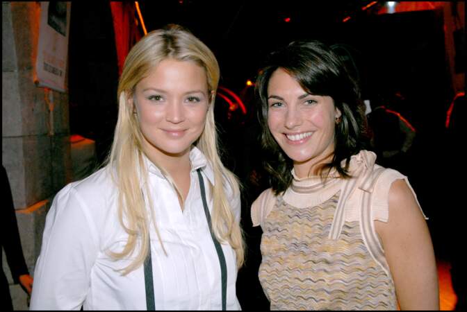 Alessandra Sublet et Virgnie Efira aux 20 ans de Paris Première, à Paris, en 2006
