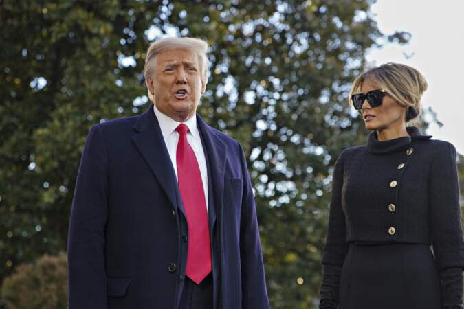 Ce mercredi 20 janvier, Donald et Melania Trump ont fait leurs adieux à la Maison Blanche