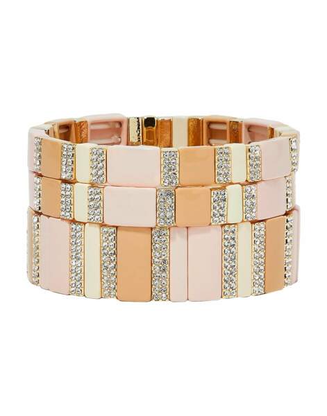 Bracelets Roxanne Assoulin, 149 €. Sur Yoox.com