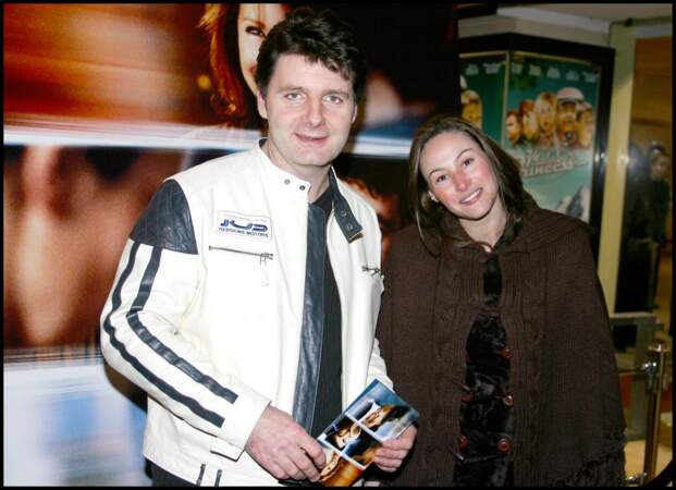Vanessa Demouy et Philippe Lellouche à l'avant-première du film Une vie à t'attendre au cinéma Gaumont Marignan en 2004