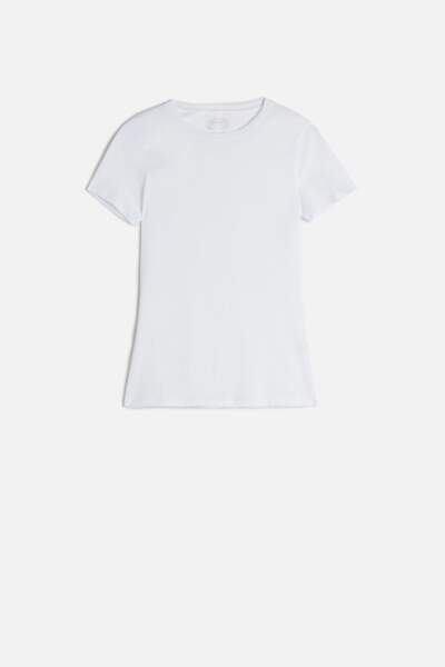 T-shirt Manches Courtes en Coton Supima® Ultrafresh, 15.90€, Intimissimi