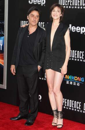 Charlotte Gainsbourg et Yvan Attal à la première d'Indepenence Day à Hollywood en juin 2016